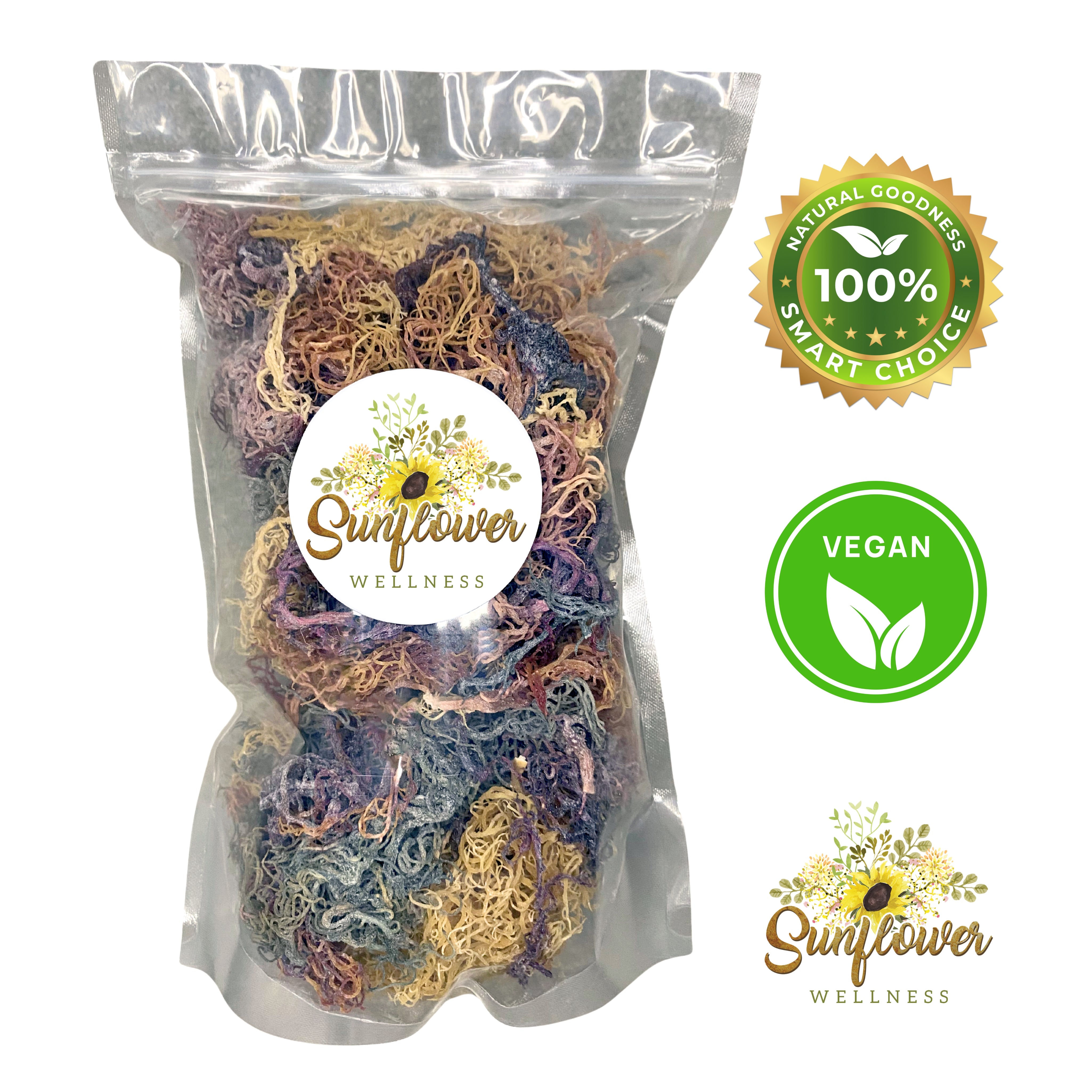Wildcrafted Full spectrum sea moss from St. Lucia.