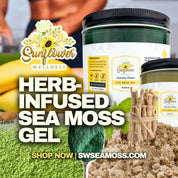 Herb infused sea moss gel