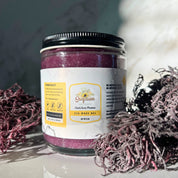 purple sea moss gel made with st lucia sea moss