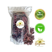 Raw Purple sea moss wildcrafted from St. Lucia from sunflower wellness