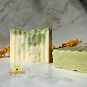 Sea moss soap made with wildcrafted St. Lucia sea moss – natural, moisturizing, and handmade by Sunflower Wellness