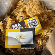 st lucia gold sea moss dried in a box in bulk