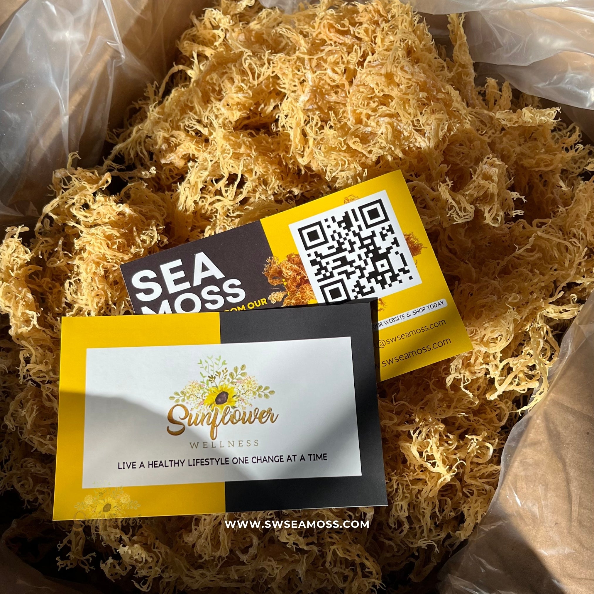 st lucia gold sea moss dried in a box in bulk