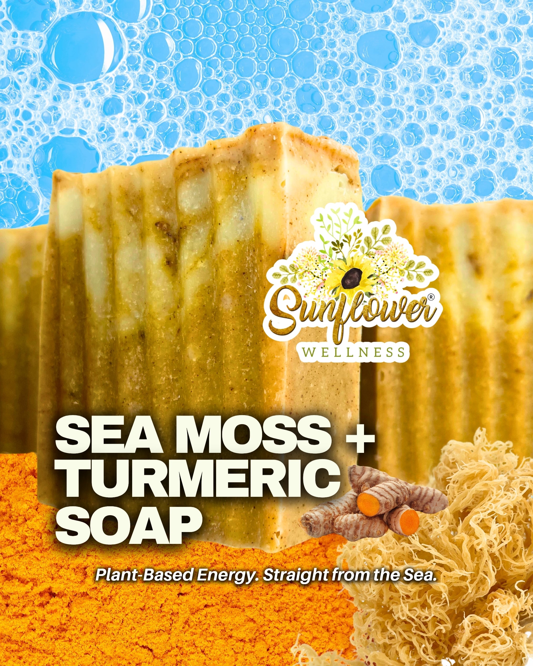 Sea Moss & Turmeric Soap