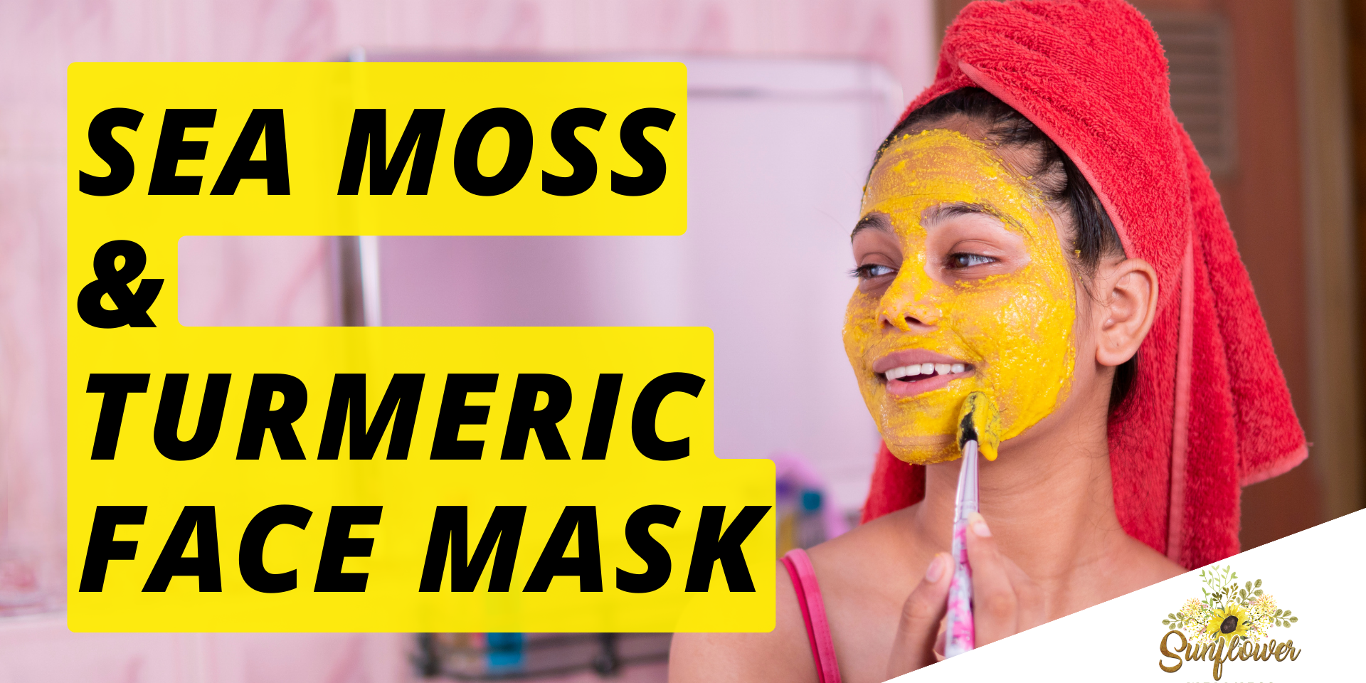 Sea Moss Turmeric Mask Recipe DIY Dr Sebi seamoss