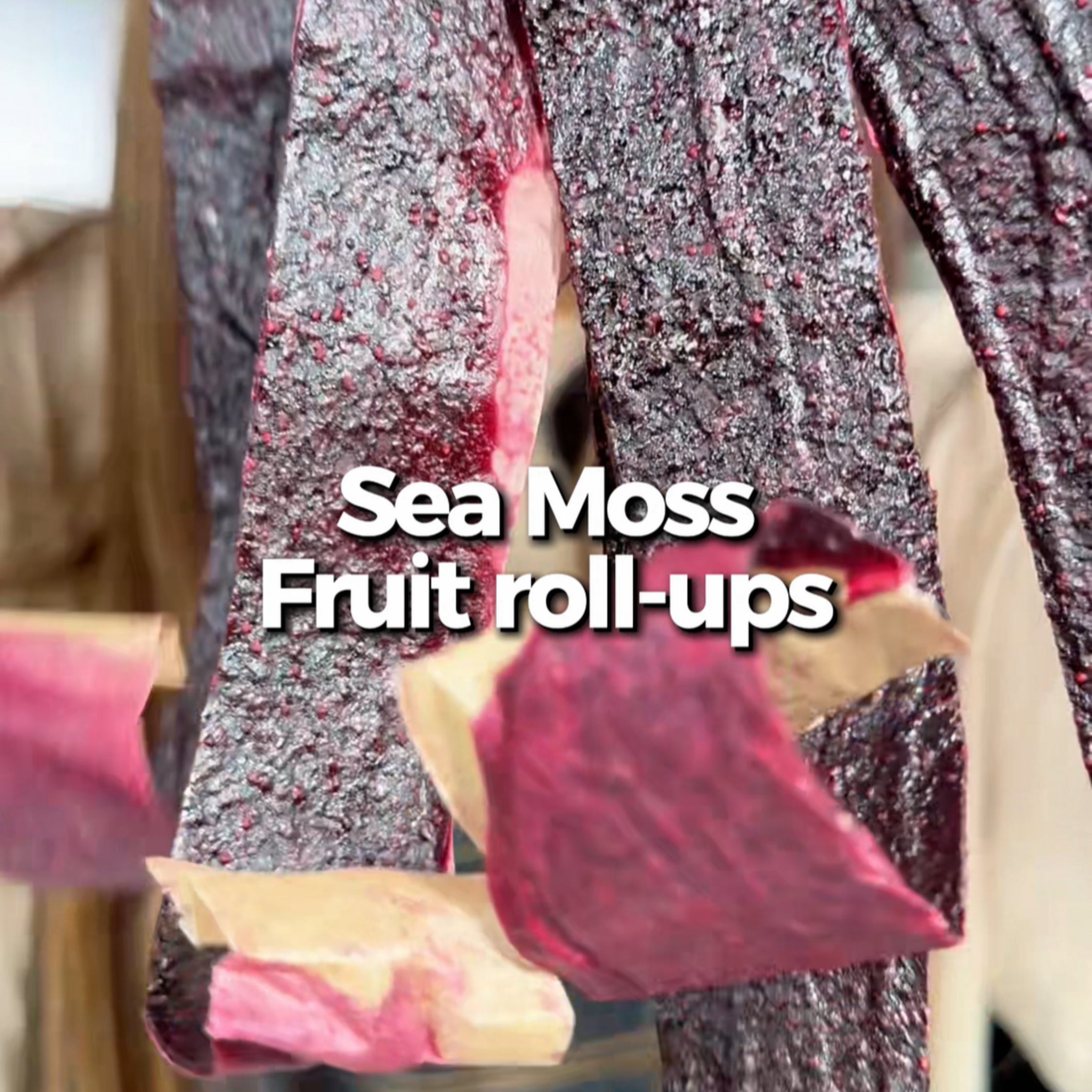 Sea Moss Fruit Roll-Ups Recipe (Easy DIY Snack)