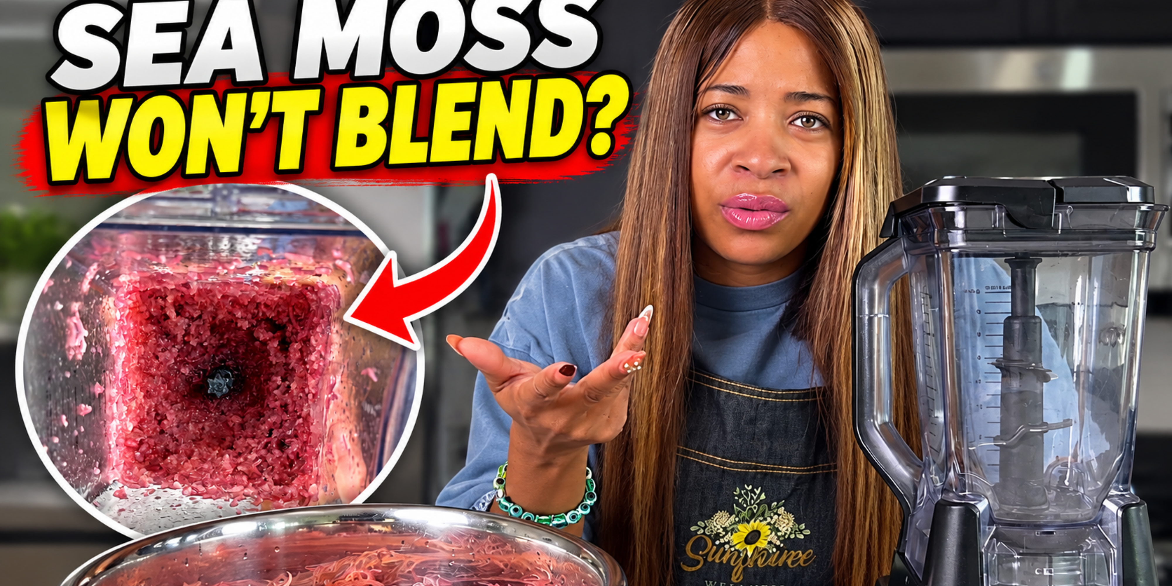 sea moss wont blend