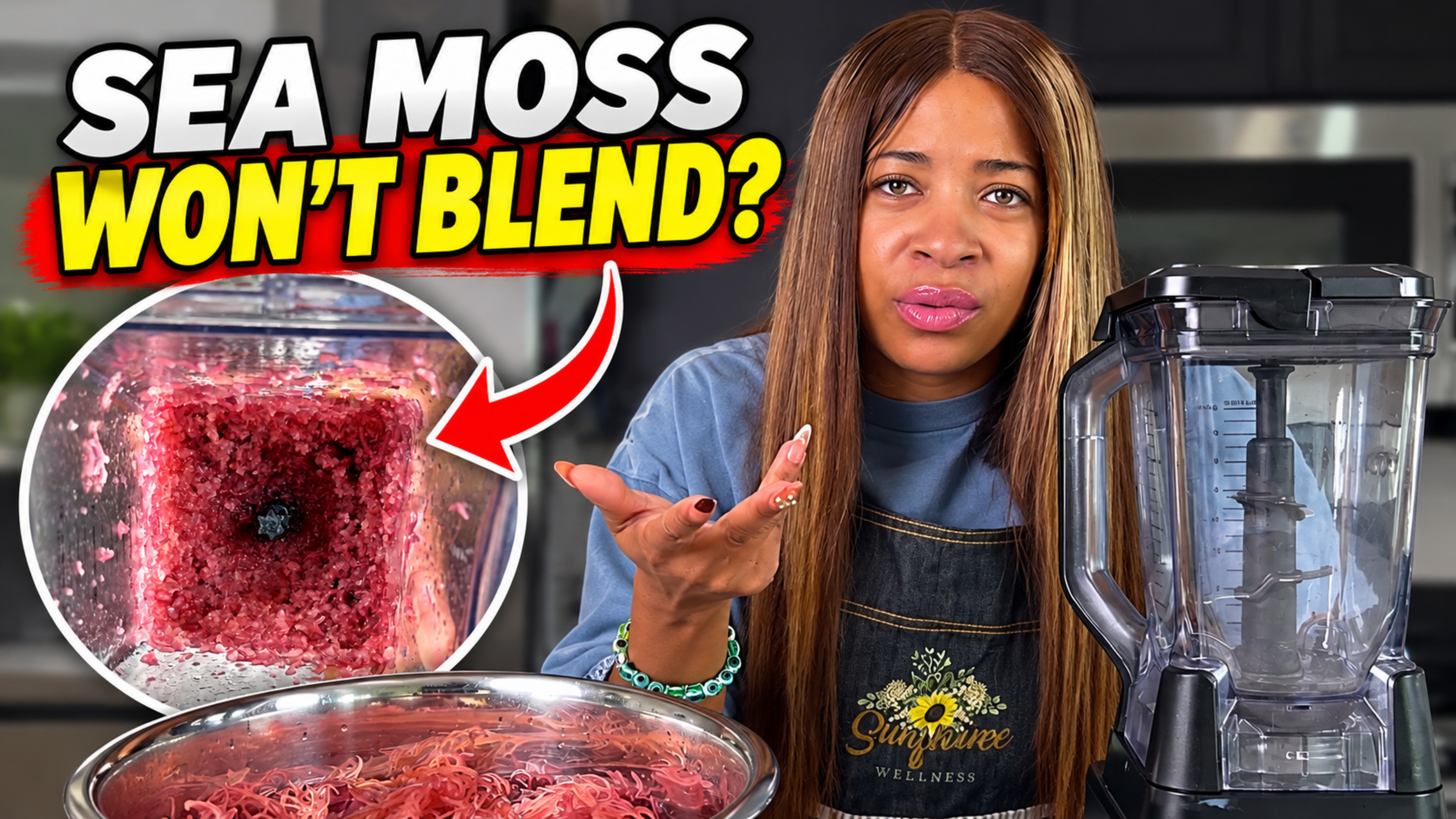 sea moss wont blend