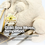 Gold Sea Moss Powder – Wildcrafted St. Lucia (Eucheuma Cottonii)