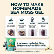 St Lucia Full Spectrum Sea Moss - Raw, Wildcrafted